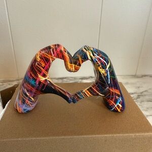 Hands Heart Sculpture